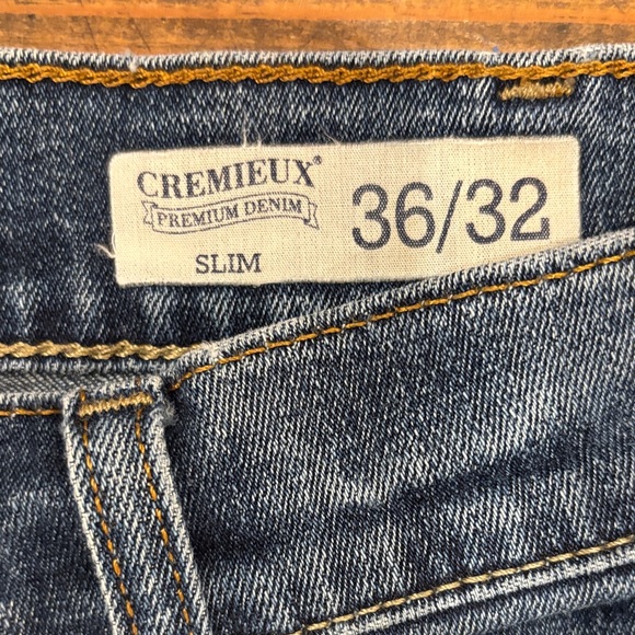 Daniel Cremieux Dark Wash Straight Jeans - Picture 2 of 4